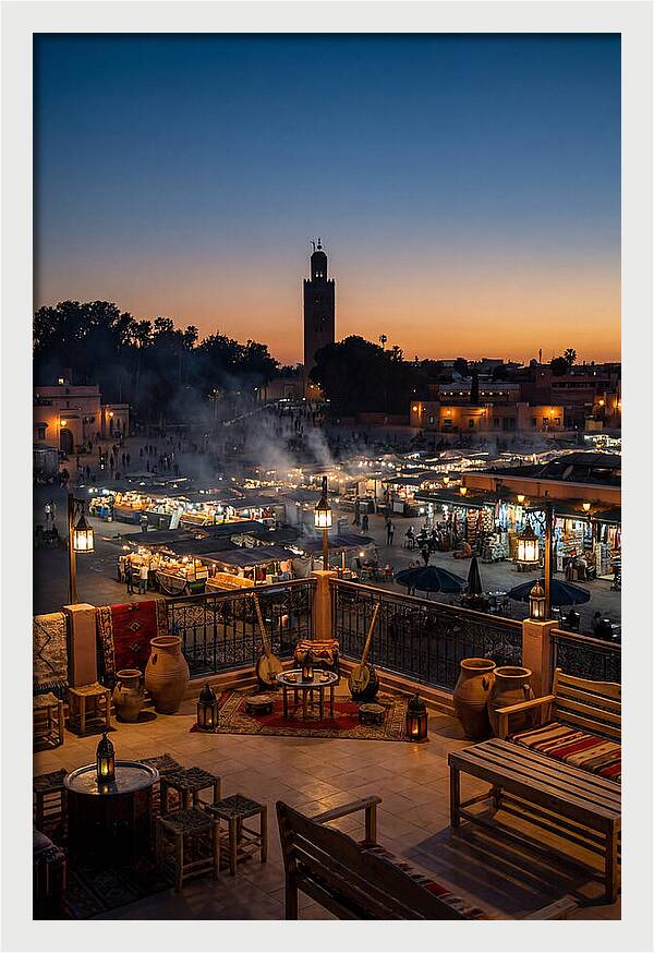 Djemaa El Fna At Dusk