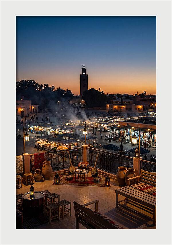 Djemaa El Fna At Dusk