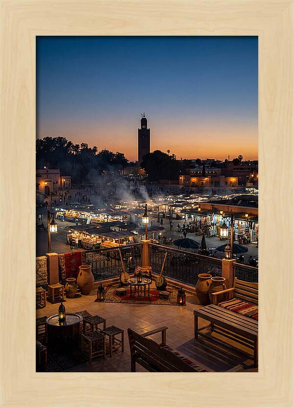 Djemaa El Fna At Dusk