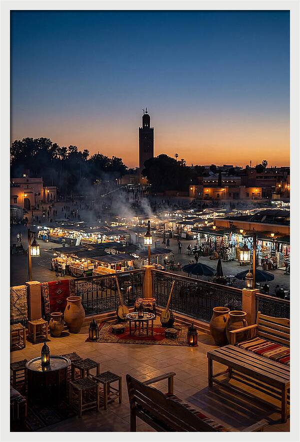Djemaa El Fna At Dusk