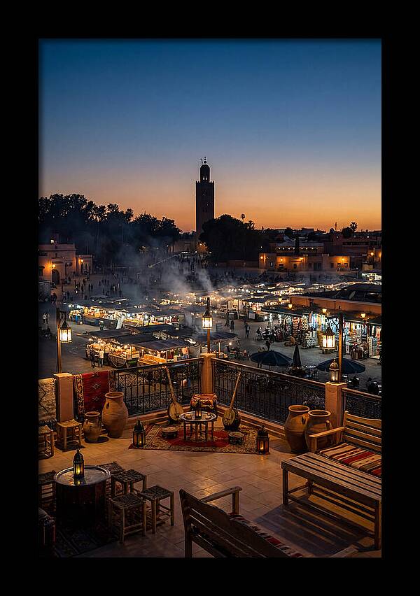 Djemaa El Fna At Dusk