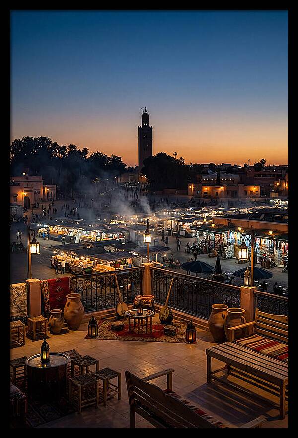 Djemaa El Fna At Dusk