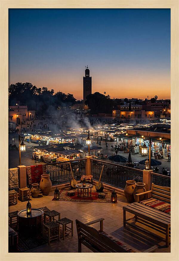 Djemaa El Fna At Dusk