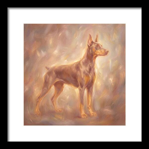 Doberman Portrait