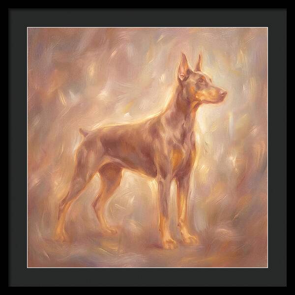 Doberman Portrait
