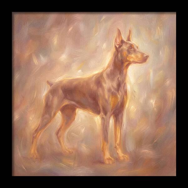 Doberman Portrait
