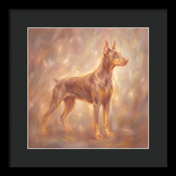 Doberman Portrait