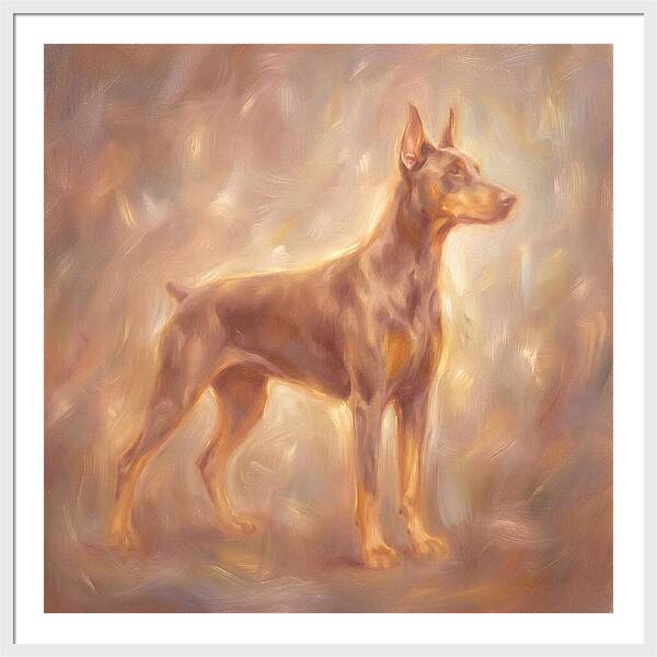 Doberman Portrait