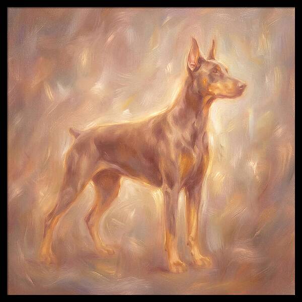 Doberman Portrait