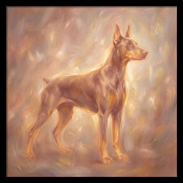 Doberman Portrait