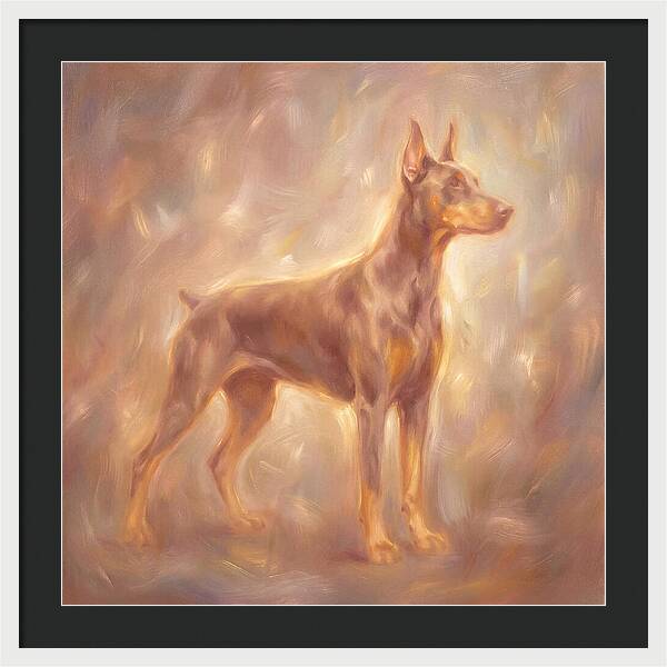 Doberman Portrait