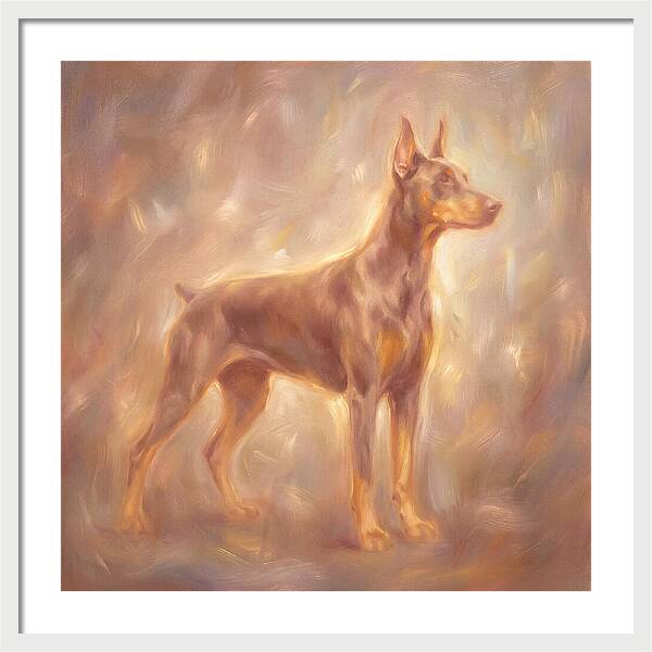 Doberman Portrait