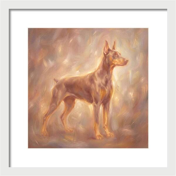 Doberman Portrait