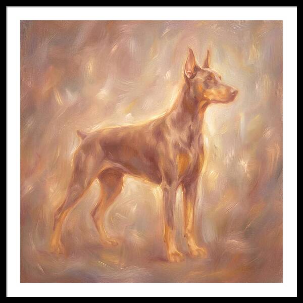 Doberman Portrait