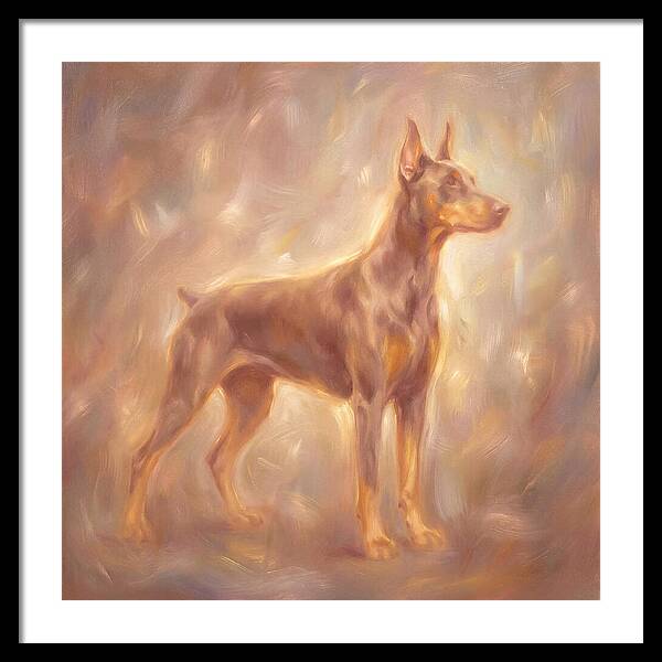 Doberman Portrait
