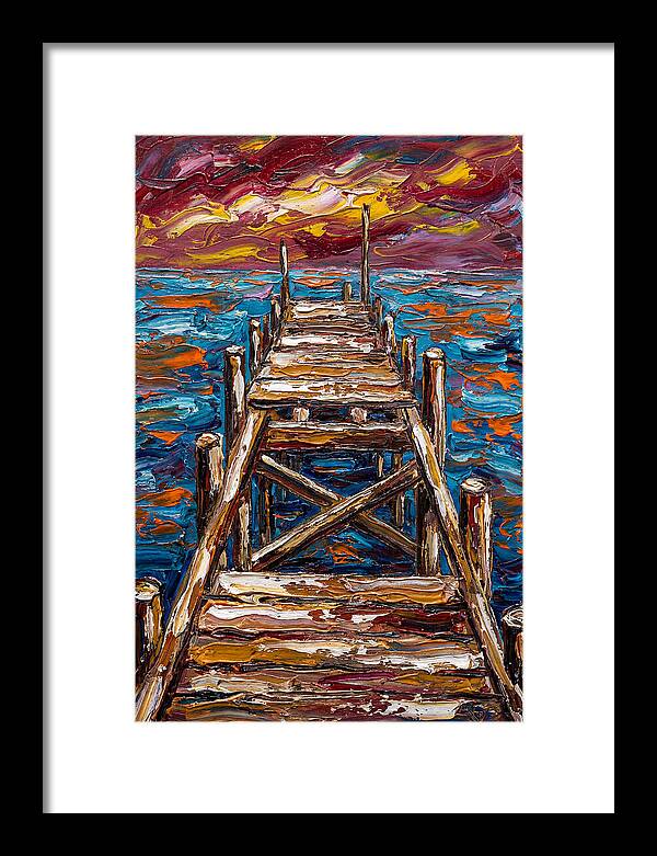 Dock Under Vibrant Skies