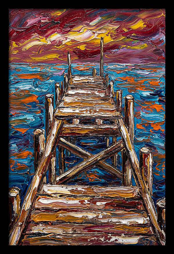 Dock Under Vibrant Skies