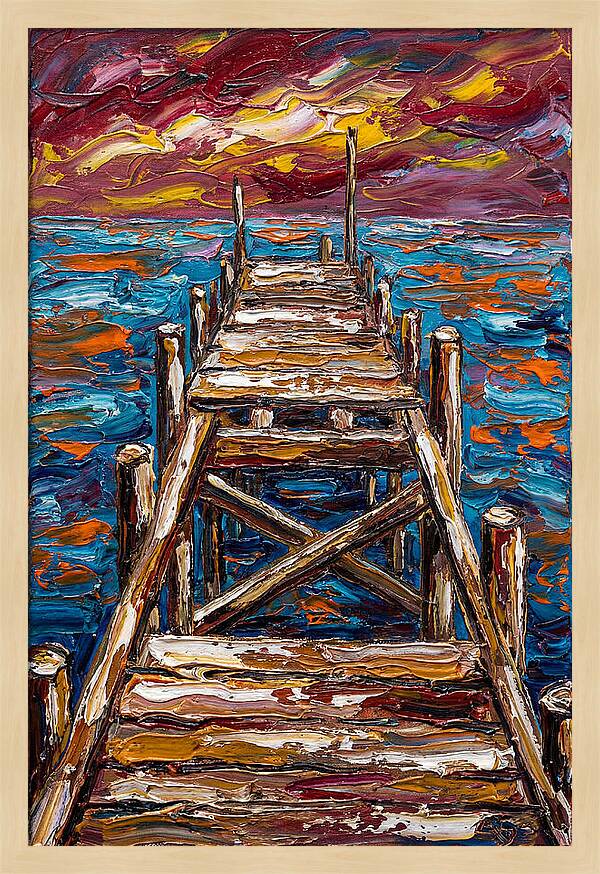 Dock Under Vibrant Skies