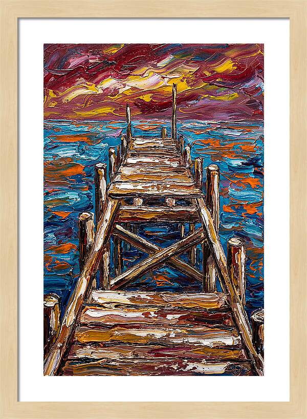Dock Under Vibrant Skies