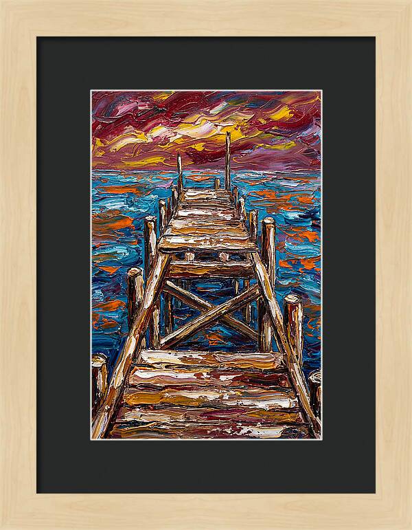 Dock Under Vibrant Skies