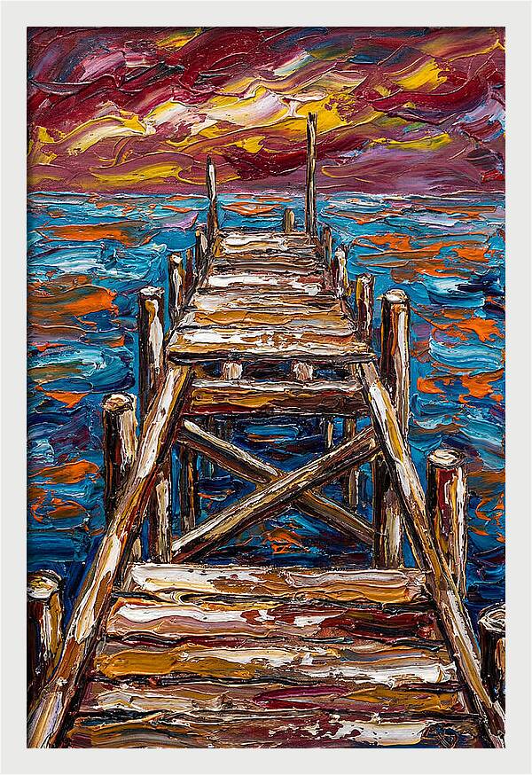 Dock Under Vibrant Skies