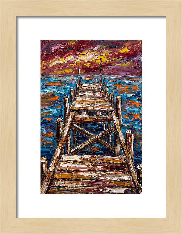 Dock Under Vibrant Skies
