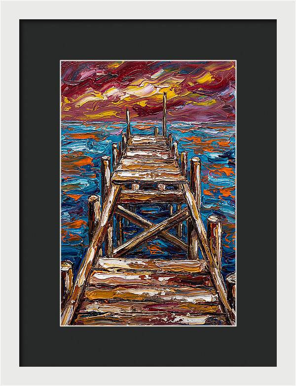Dock Under Vibrant Skies