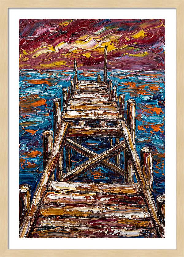 Dock Under Vibrant Skies