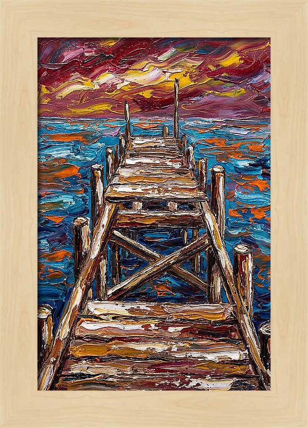Dock Under Vibrant Skies