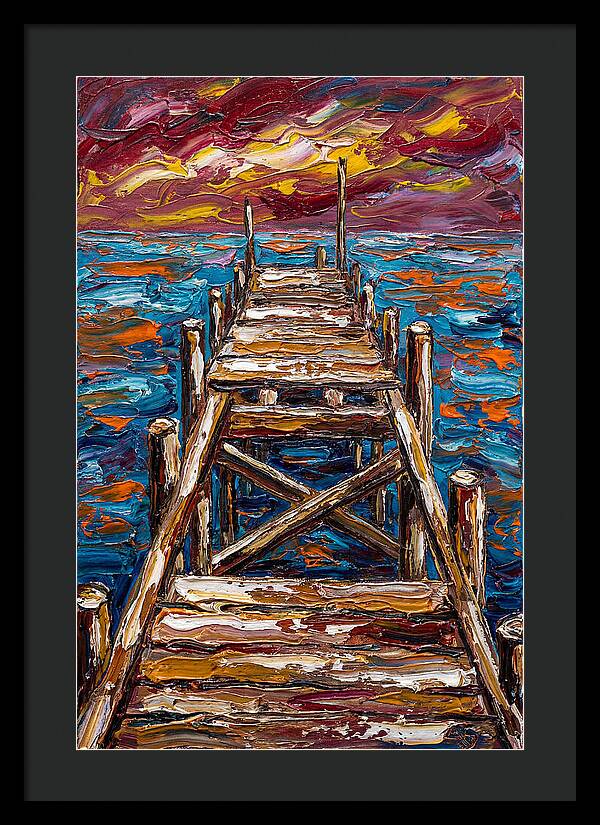 Dock Under Vibrant Skies