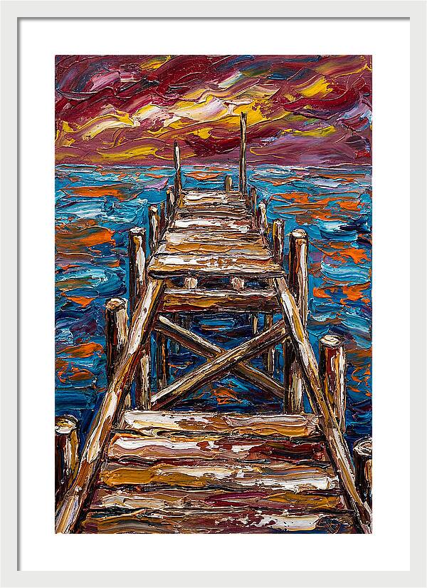 Dock Under Vibrant Skies