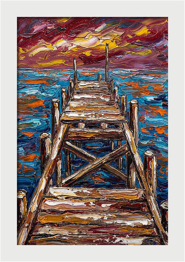 Dock Under Vibrant Skies
