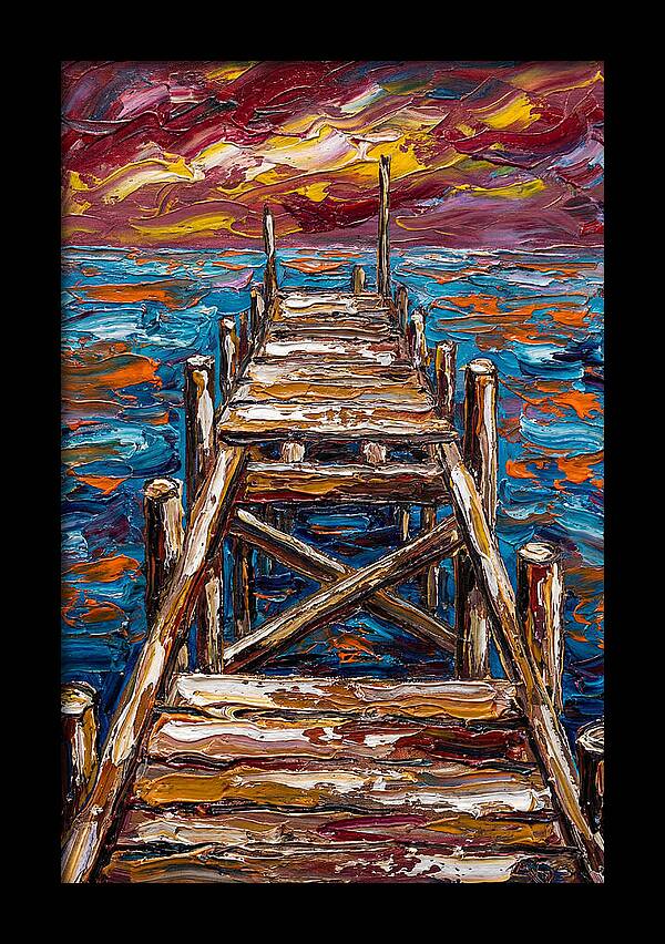 Dock Under Vibrant Skies