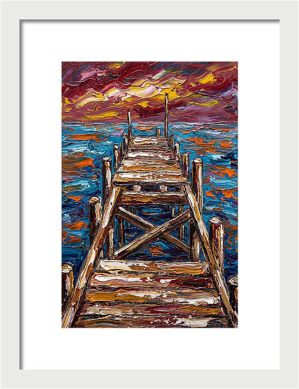 Dock Under Vibrant Skies