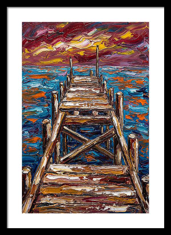 Dock Under Vibrant Skies