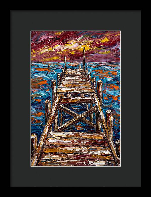 Dock Under Vibrant Skies