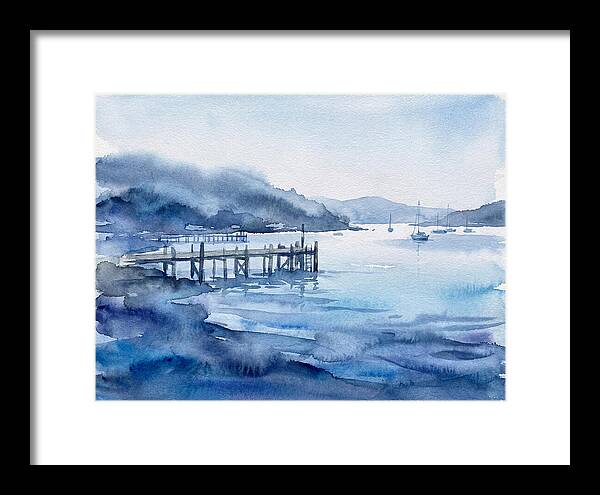 Dockside Serenity In Watercolor