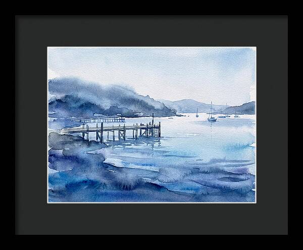 Dockside Serenity In Watercolor