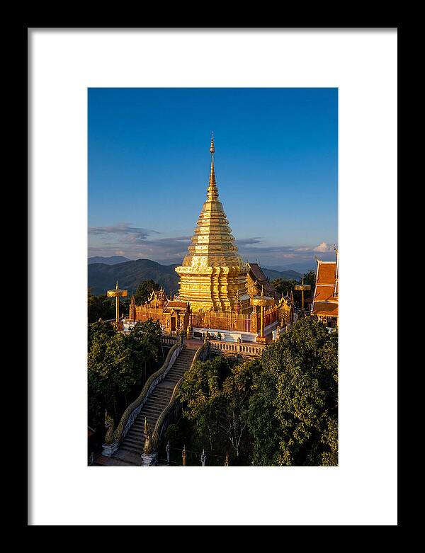 Doi Suthep Temple At Golden Hour