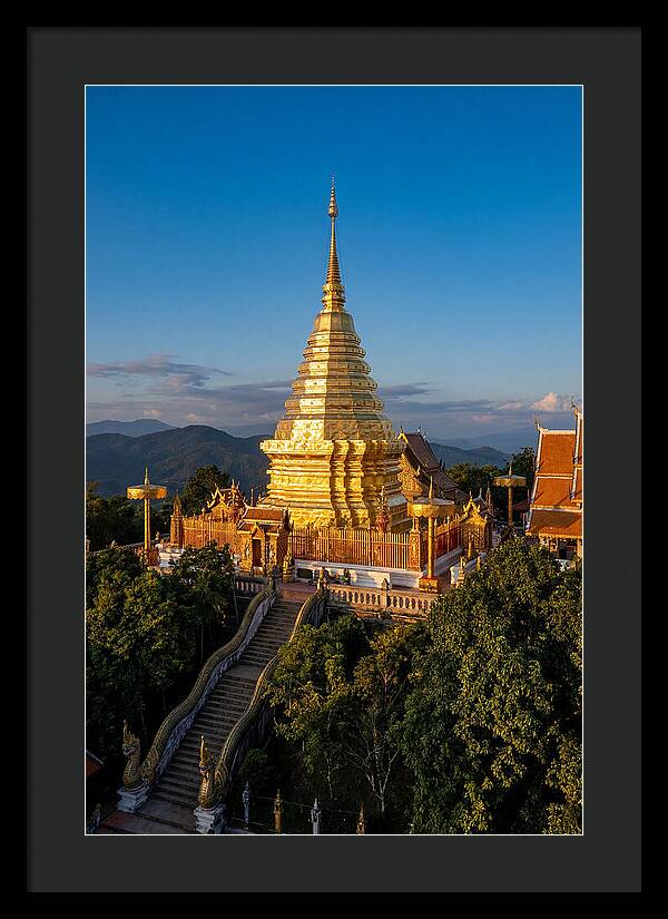 Doi Suthep Temple At Golden Hour