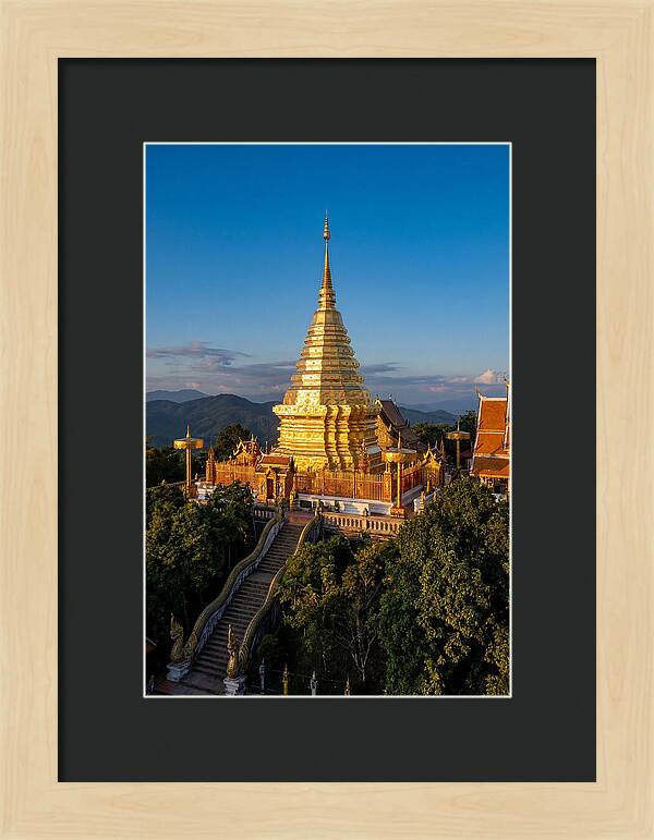 Doi Suthep Temple At Golden Hour