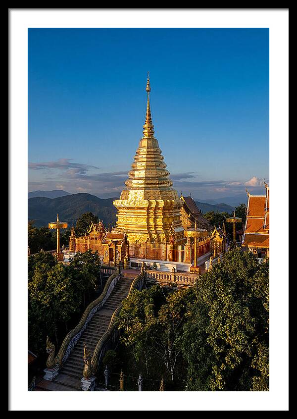Doi Suthep Temple At Golden Hour