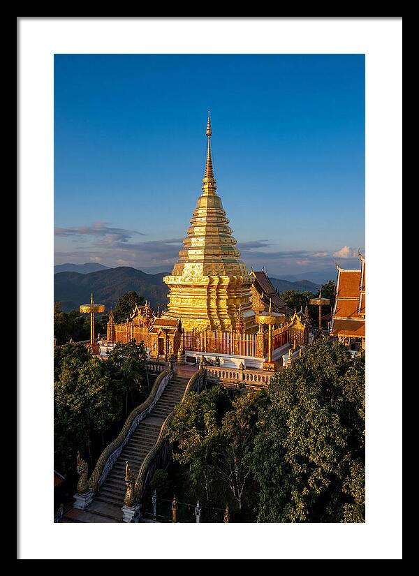 Doi Suthep Temple At Golden Hour