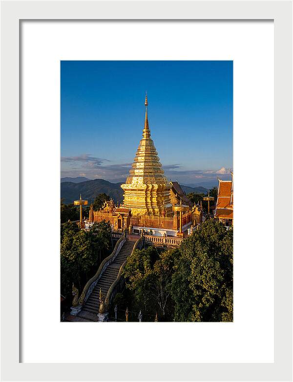 Doi Suthep Temple At Golden Hour
