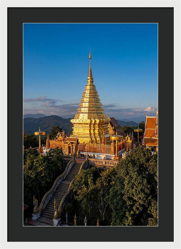 Doi Suthep Temple At Golden Hour