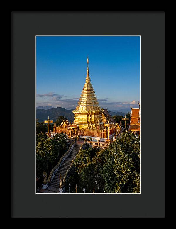 Doi Suthep Temple At Golden Hour
