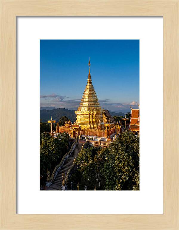 Doi Suthep Temple At Golden Hour