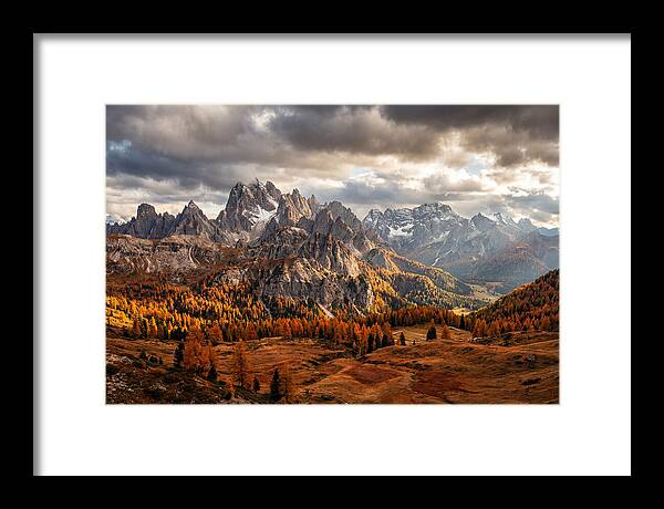 Dolomites In Autumn Splendor