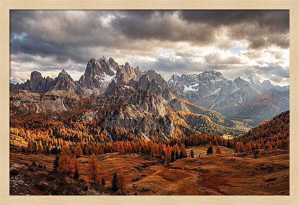 Dolomites In Autumn Splendor