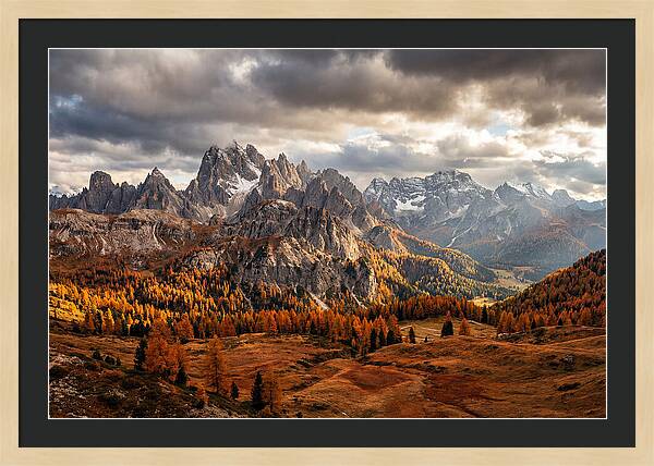 Dolomites In Autumn Splendor